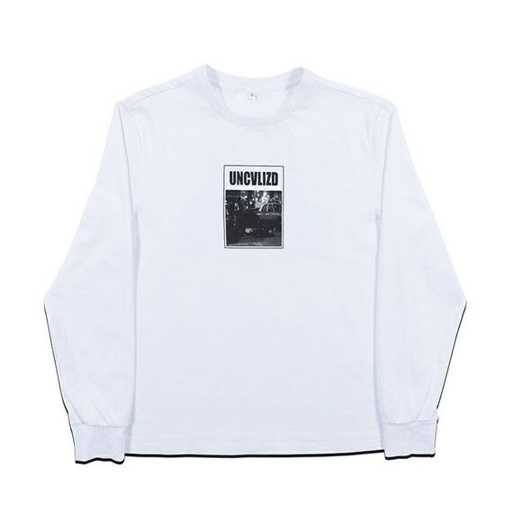 The End Long Sleeve - White size Large - Picture 1 of 2